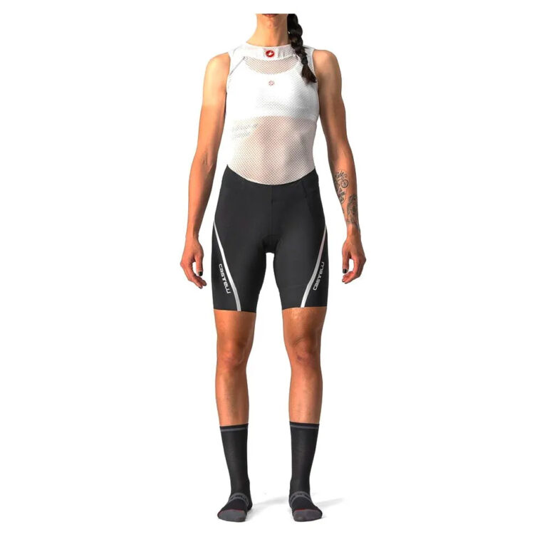 Castelli Velocissima 3 Shorts XS Black / Silver - XL Black / Silver