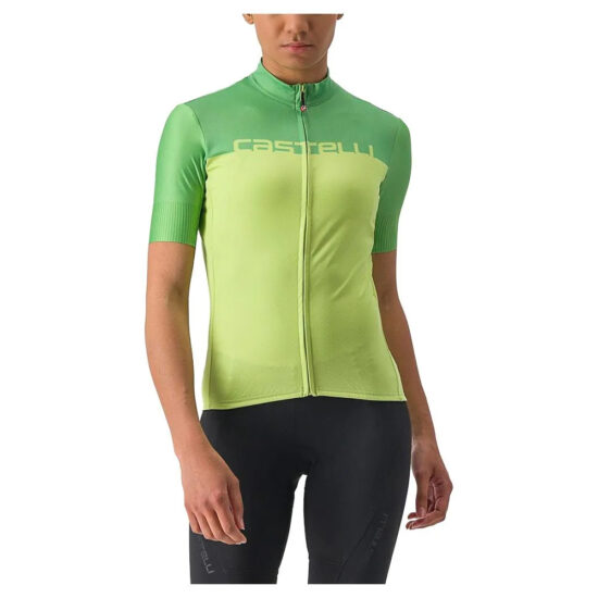 Castelli Velocissima Short Sleeve Jersey XS Bright Lime / Absinthe Green - L Bright Lime / Absinthe Green