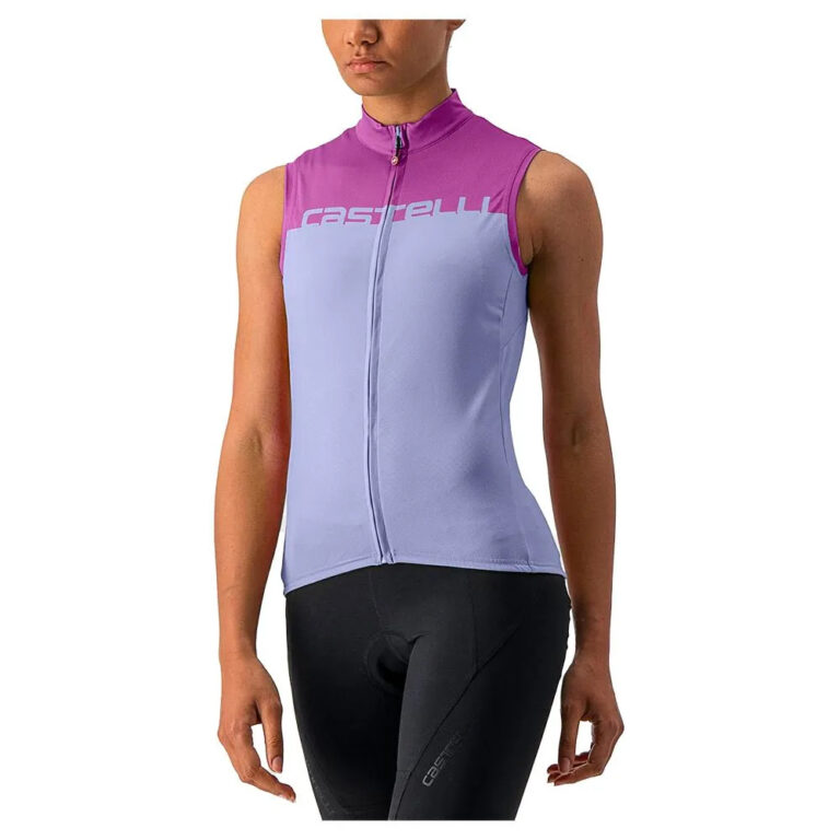 Castelli Velocissima Sleeveless Jersey XS Violet Mist / Amethyst - L Violet Mist / Amethyst