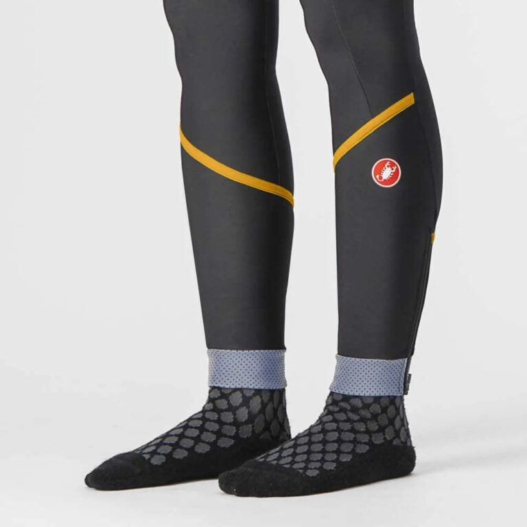 Castelli Velocissima Thermal Tights M Black / Melon / Silver Reflex - L Black / Melon / Silver Reflex - Image 3