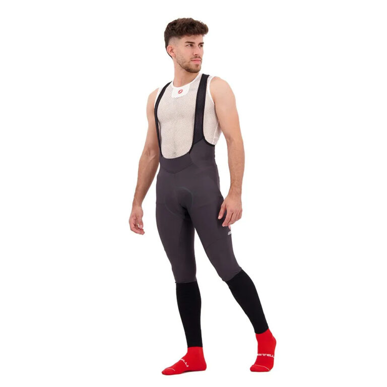 Castelli Velocissimo 5 Bib Tights S Dark Grey / Silver Reflex - 3XL Dark Grey / Silver Reflex - Image 3