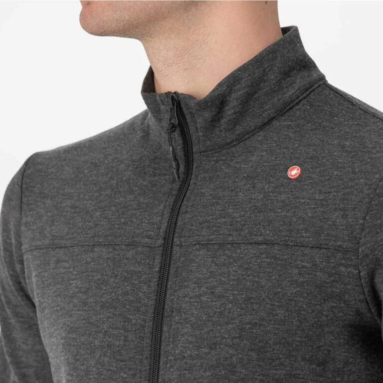 Castelli Vigorelli Track Jacket M Dark Gray - L Dark Gray - Image 4