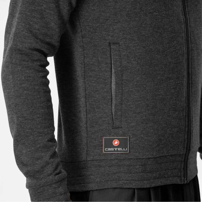 Castelli Vigorelli Track Jacket M Dark Gray - L Dark Gray - Image 5