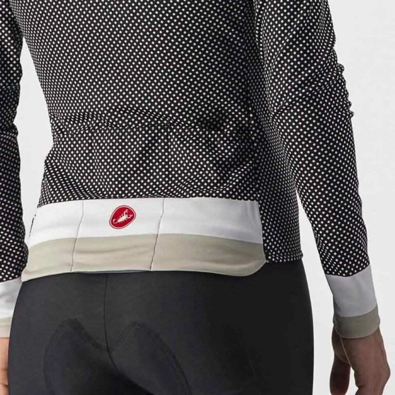 Castelli Volare Long Sleeve Jersey S Black / White / Chalk - XL Black / White / Chalk - Image 3