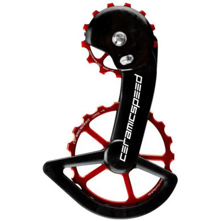 Ceramicspeed OSPW X Shimano GRX RX-820 2x12s Derrailleur Cage One Size Red