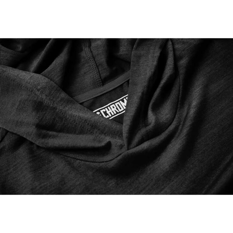 Chrome Merino Hoodie Long Sleeve T-shirt XS Black - M Black - Image 4