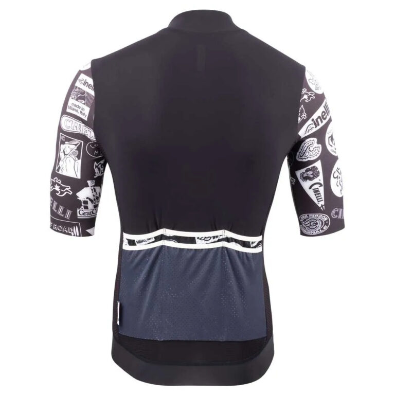 Cinelli Supercorsa Short Sleeve Jersey S Anthracite / Black - XL Anthracite / Black - Image 2