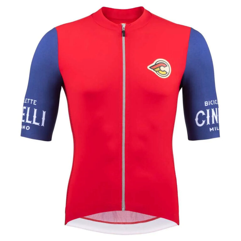 Cinelli Supercorsa Short Sleeve Jersey M Red / Blue - L Red / Blue