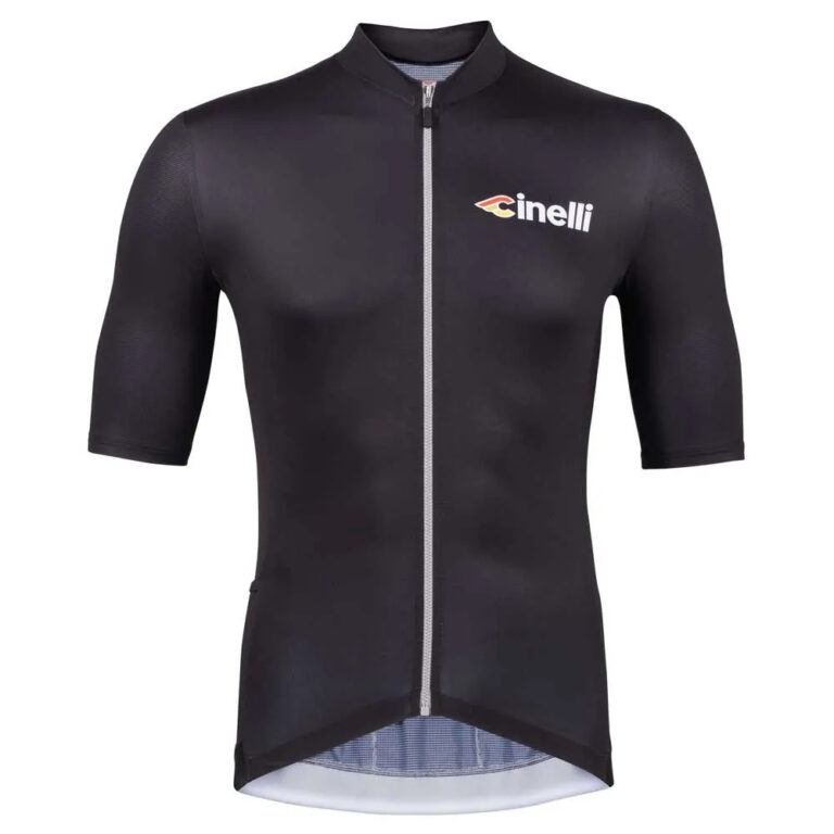 Cinelli Tempo Short Sleeve Jersey S Black / Grey - XL Black / Grey