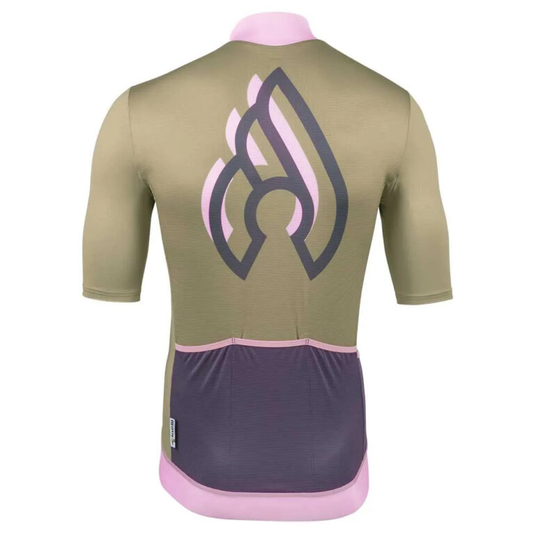 Cinelli Tempo Short Sleeve Jersey S Sepia / Pink Nice - L Sepia / Pink Nice - Image 2