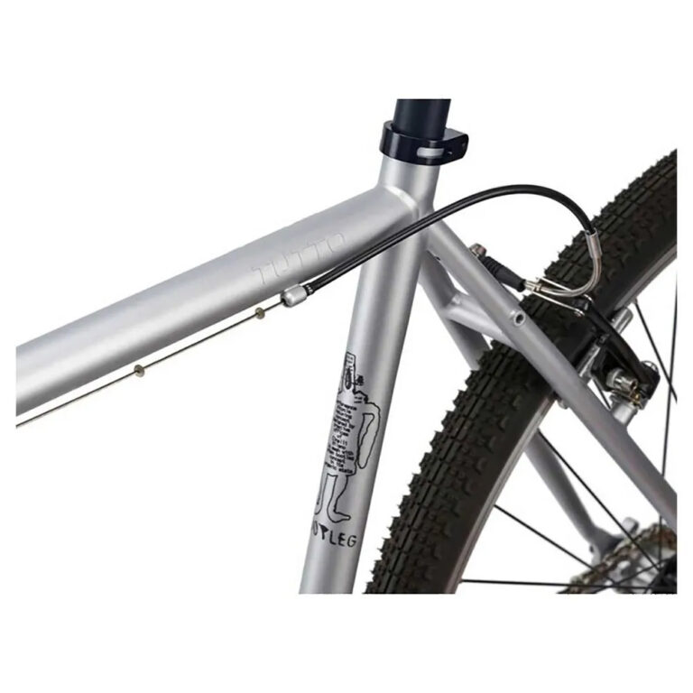 Cinelli Tutto Plus Urban Bike Frame S Silver Bootleg - XL Silver Bootleg - Image 5