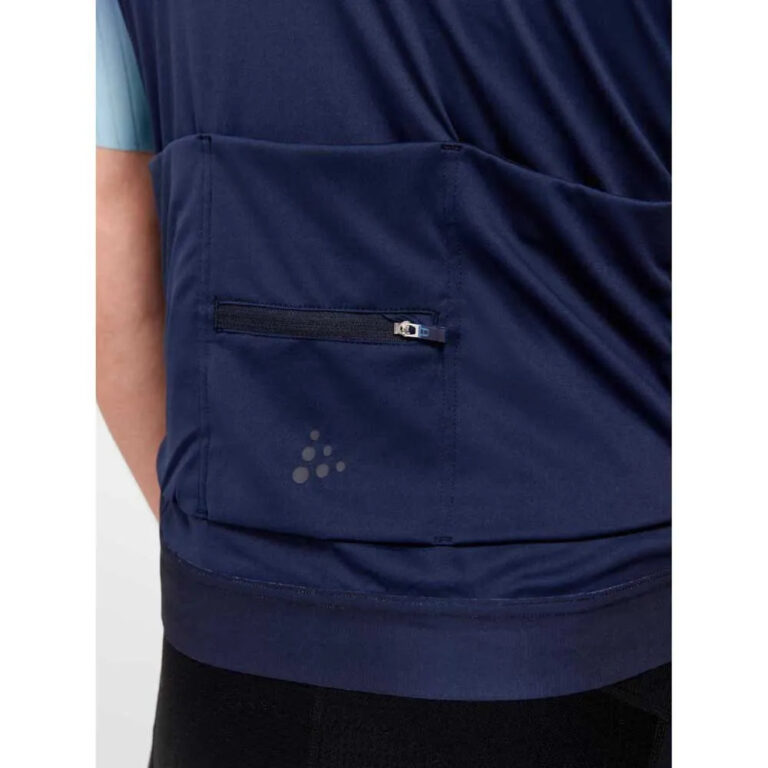 Craft ADV Aero Short Sleeve Jersey S Blaze / Jade - XL Blaze / Jade - Image 4