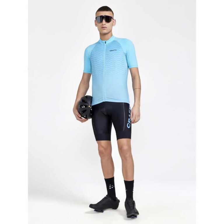 Craft ADV Endur Bib Shorts S Black / Aquamarine - 2XL Black / Aquamarine - Image 5