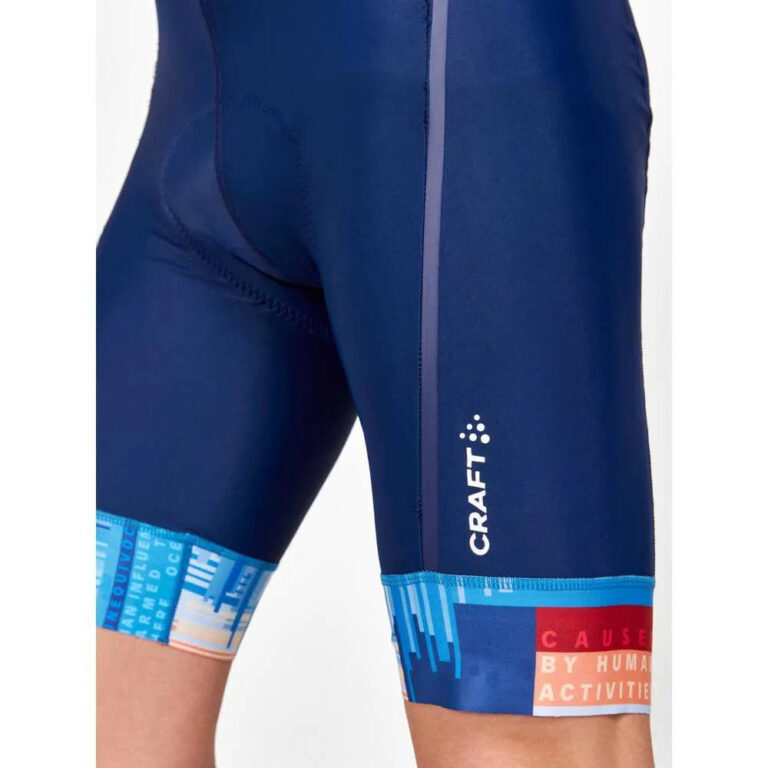 Craft ADV Endur Bib Shorts XL Blaze / Multi - 2XL Blaze / Multi - Image 4