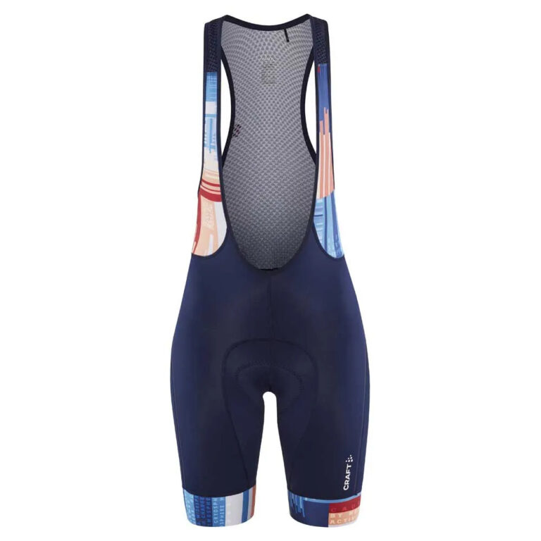 Craft ADV Endur Bib Shorts XS Blaze / Multi - L Blaze / Multi - Image 3