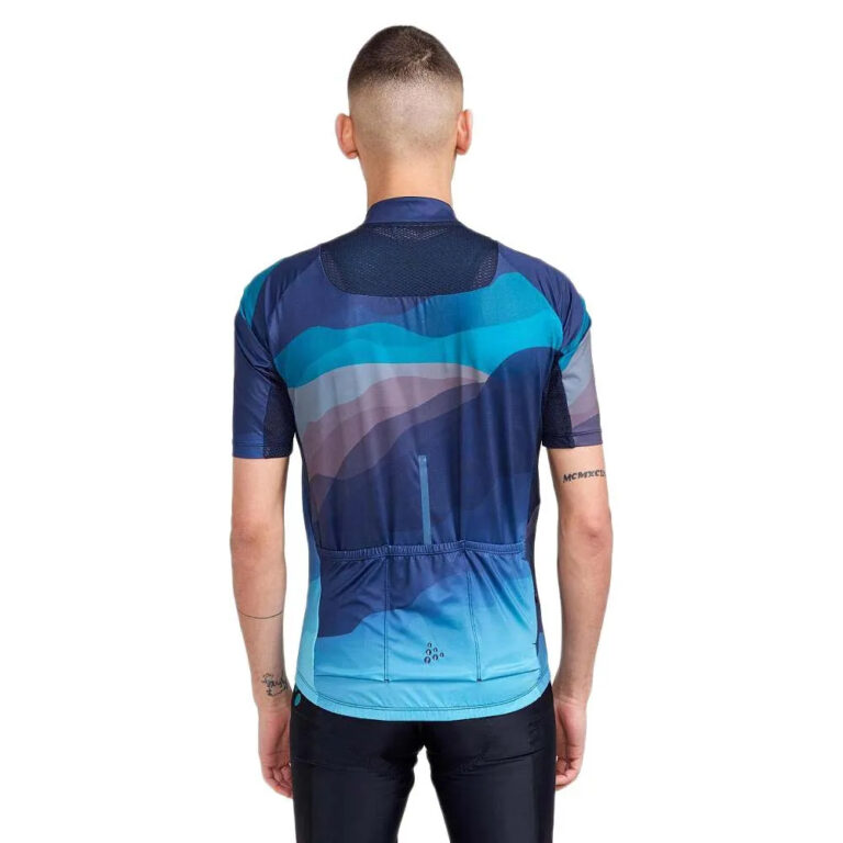 Craft ADV Endur Graphic Short Sleeve Jersey S Aquamarine / Multi - XL Aquamarine / Multi - Image 2