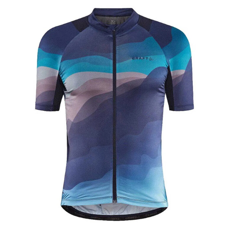 Craft ADV Endur Graphic Short Sleeve Jersey S Aquamarine / Multi - XL Aquamarine / Multi - Image 3