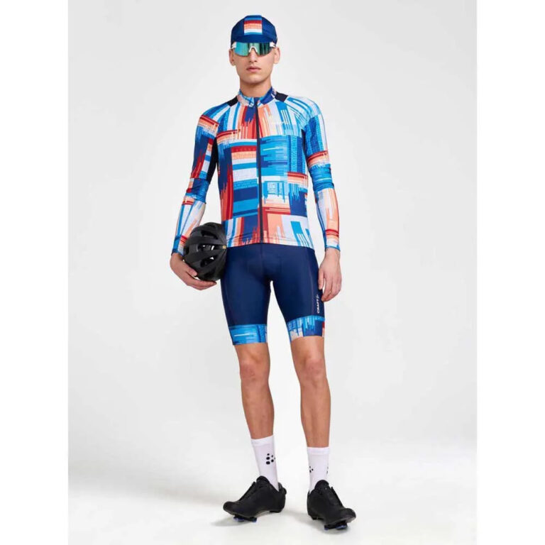 Craft ADV Endur Graphic Short Sleeve Jersey S Blaze / Multi - XL Blaze / Multi - Image 8