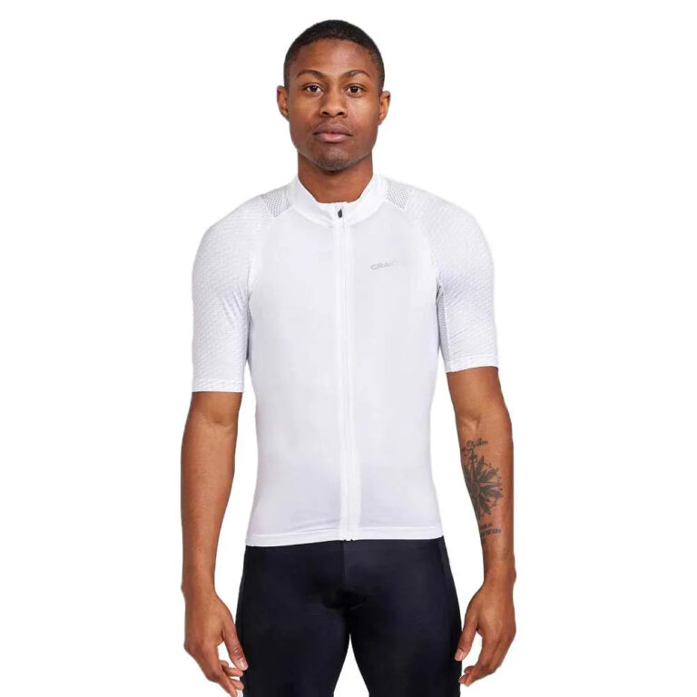 Craft ADV Endur Lumen Short Sleeve Jersey S Ash White / Flumino - 2XL Ash White / Flumino