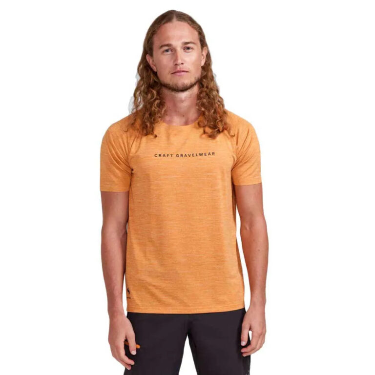 Craft ADV Gravel Short Sleeve Jersey S Desert / Melange - XL Desert / Melange