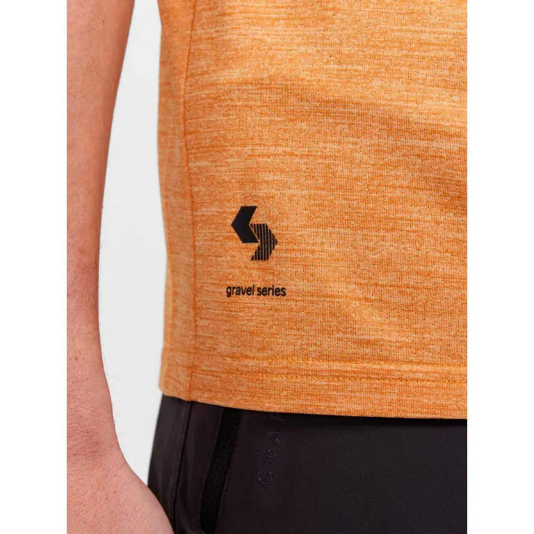 Craft ADV Gravel Short Sleeve Jersey S Desert / Melange - XL Desert / Melange - Image 4