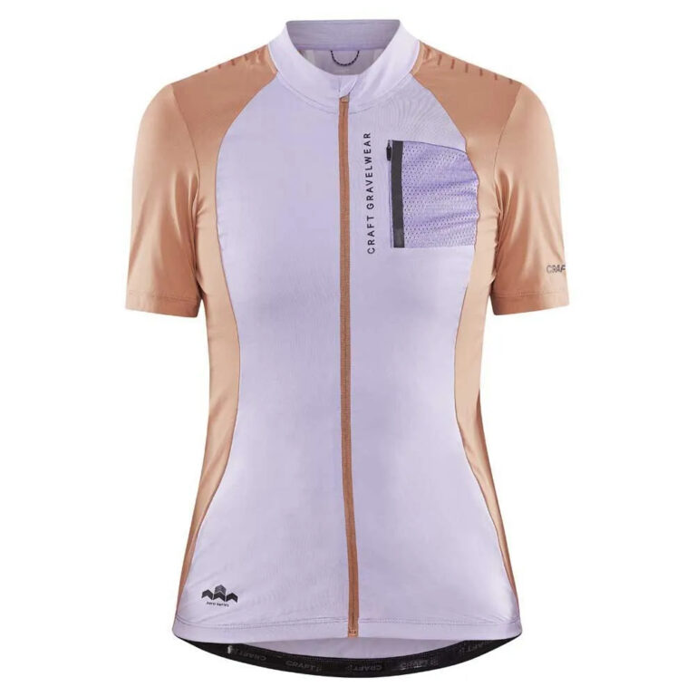 Craft ADV Gravel Short Sleeve Jersey XS Lavender / Cliff - L Lavender / Cliff - Image 3