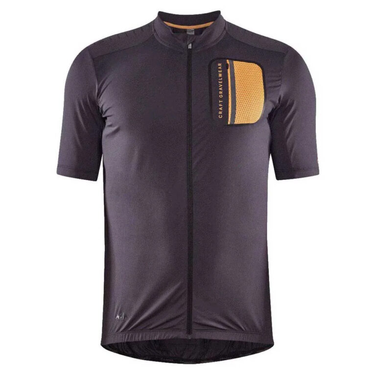 Craft ADV Gravel Short Sleeve Jersey S Slate / Desert - 2XL Slate / Desert - Image 3