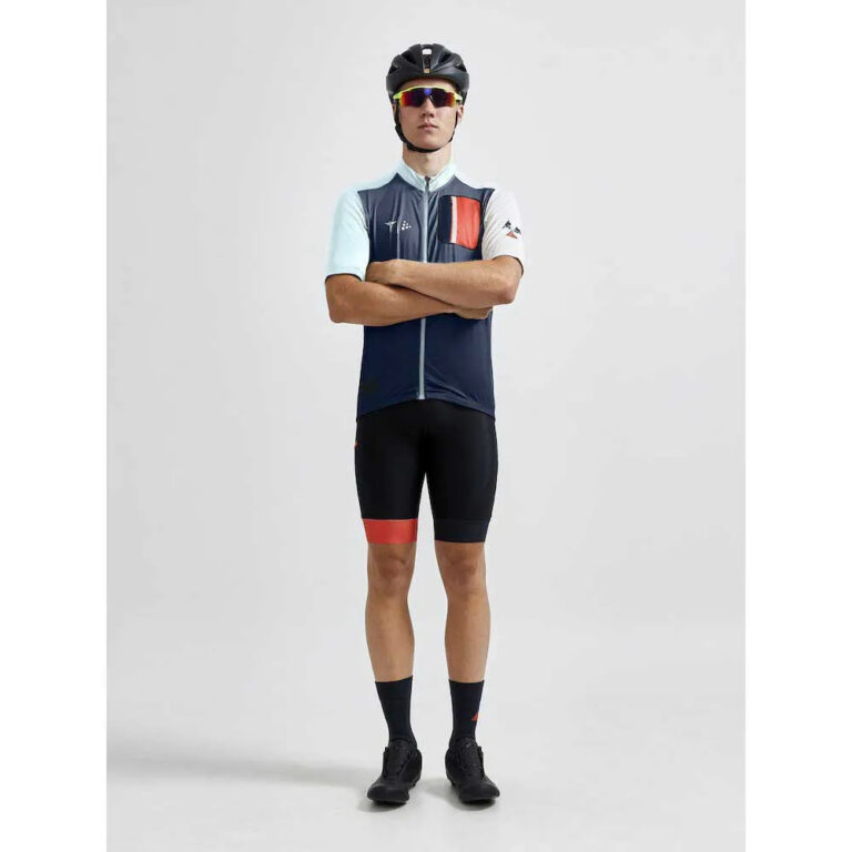 Craft ADV Handmade Cyclist Offroad Short Sleeve Jersey L Dark Navy / Mint - Image 4