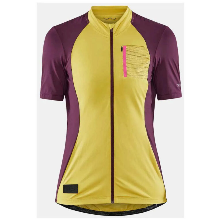 Craft Adv Offroad Short Sleeve Jersey M Cress / Burgundy - Image 3