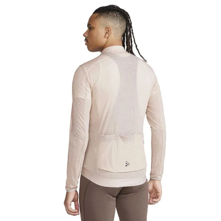 Craft Core Bike Essence Wool Long Sleeve Jersey S Plaster / Melange - XL Plaster / Melange - Image 2