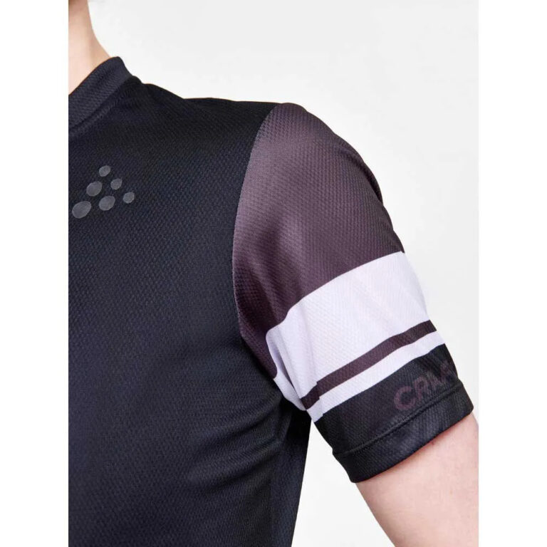 Craft CORE Endur Logo Short Sleeve Jersey XS Black / Slate - L Black / Slate - Image 4