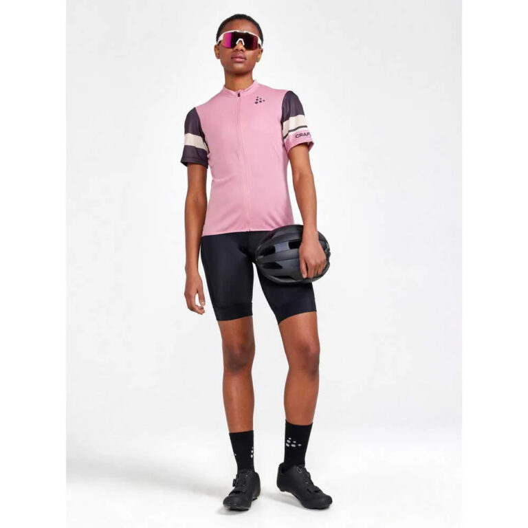 Craft CORE Endur Logo Short Sleeve Jersey XS Dawn / Slate - L Dawn / Slate - Image 6