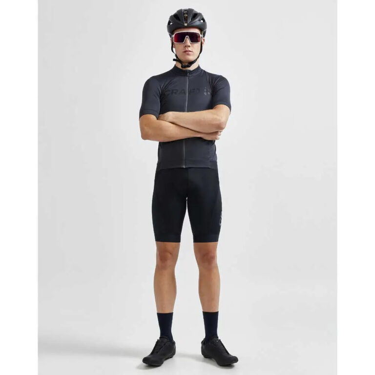 Craft Essence Short Sleeve Jersey S Asphalt / Black - L Asphalt / Black - Image 4