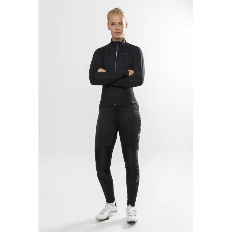 Craft Ideal Wind Bib Tights XS Black - 2XL Black - Image 10