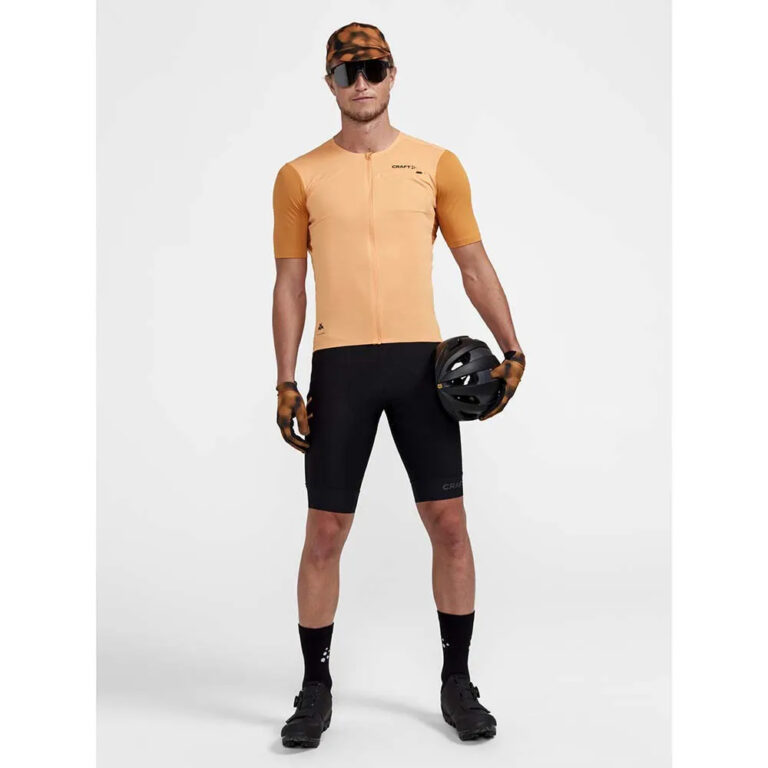 Craft Pro Gravel Bib Shorts L Black / Desert - Image 7