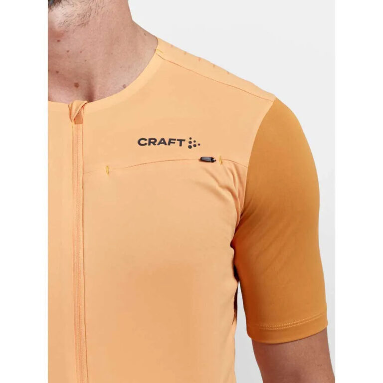 Craft Pro Gravel Short Sleeve Jersey S Peach / Desert - XL Peach / Desert - Image 4