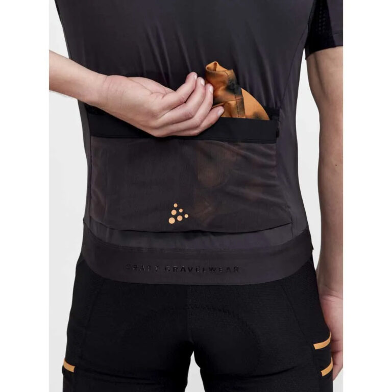 Craft Pro Gravel Short Sleeve Jersey S Slate / Black - XL Slate / Black - Image 6