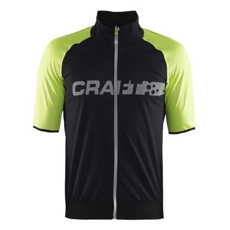 Craft Shield 2 Short Sleeve Jersey M Black / Flumino - L Black / Flumino