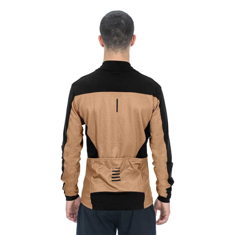 Cube ATX CMPT Long Sleeve Jersey XS Brown / Black - 3XL Brown / Black - Image 2