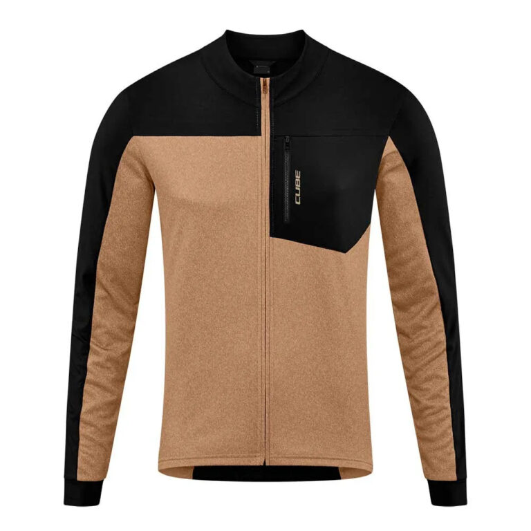 Cube ATX CMPT Long Sleeve Jersey XS Brown / Black - 3XL Brown / Black - Image 3