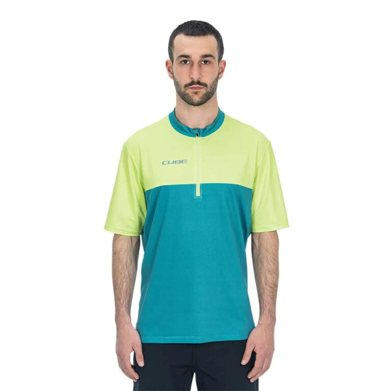 Cube ATX CMPT Short Sleeve Jersey XS Green / Lime - 3XL Green / Lime