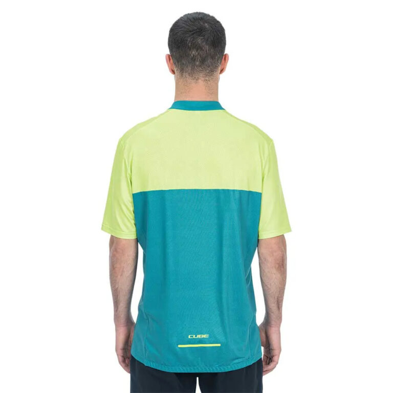 Cube ATX CMPT Short Sleeve Jersey XS Green / Lime - 3XL Green / Lime - Image 2