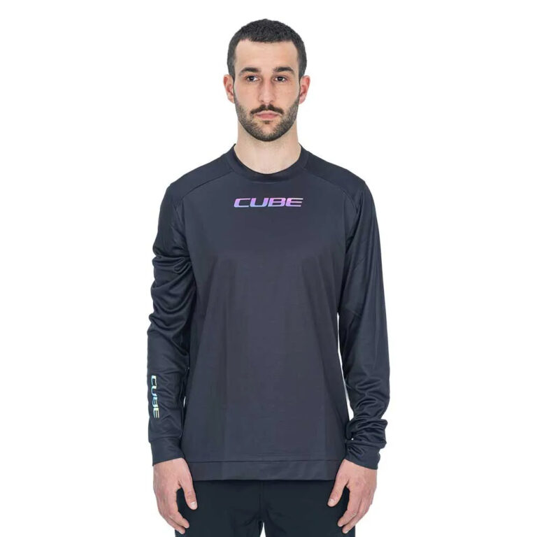 Cube ATX Long Sleeve Enduro Jersey XS Black - 2XL Black