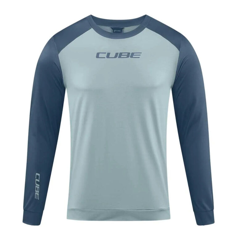 Cube ATX Long Sleeve Enduro Jersey XS Grey / Anthracite - 2XL Grey / Anthracite - Image 3