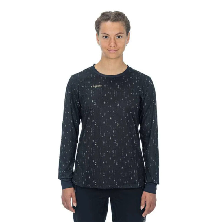 Cube ATX Long Sleeve Enduro Jersey XS Black Pattern - 3XL Black Pattern