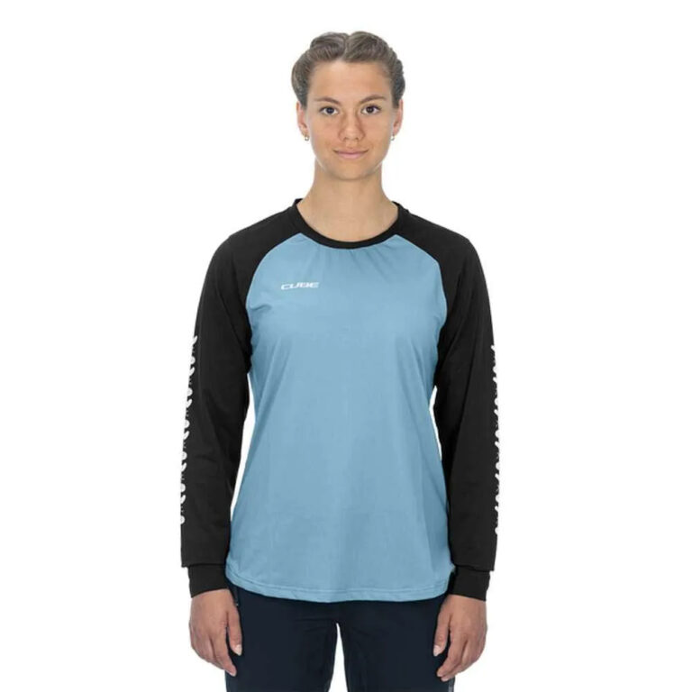 Cube ATX Long Sleeve Enduro Jersey XS Blue / Black - XL Blue / Black