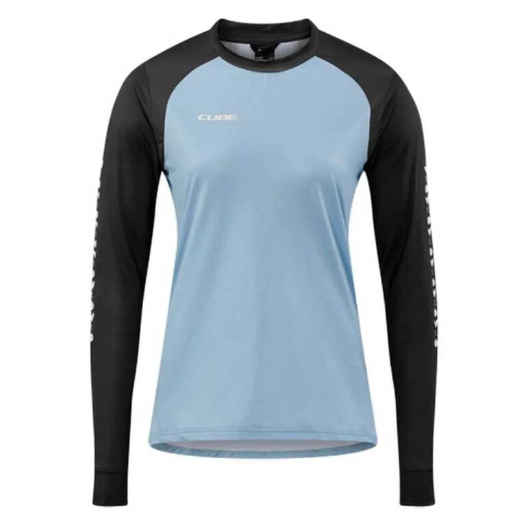 Cube ATX Long Sleeve Enduro Jersey XS Blue / Black - XL Blue / Black - Image 3