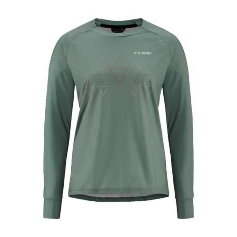 Cube ATX Long Sleeve Enduro Jersey XS Green - 2XL Green - Image 3