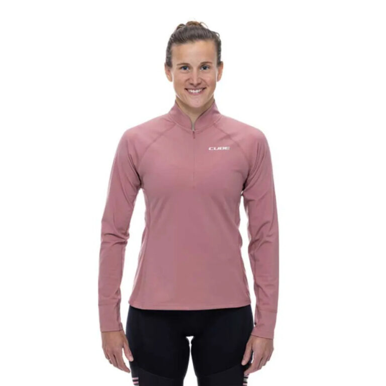 Cube ATX Long Sleeve Jersey S Rose - XL Rose