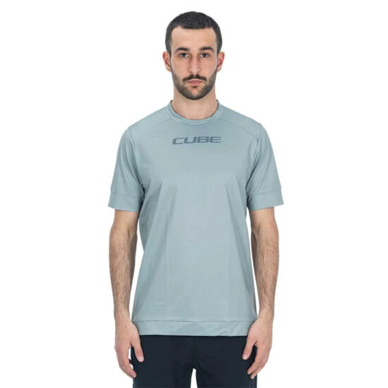 Cube ATX Short Sleeve Enduro Jersey S Grey - 2XL Grey